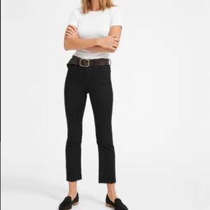 Everlane Kick Crop Black Jeans 28 Regular